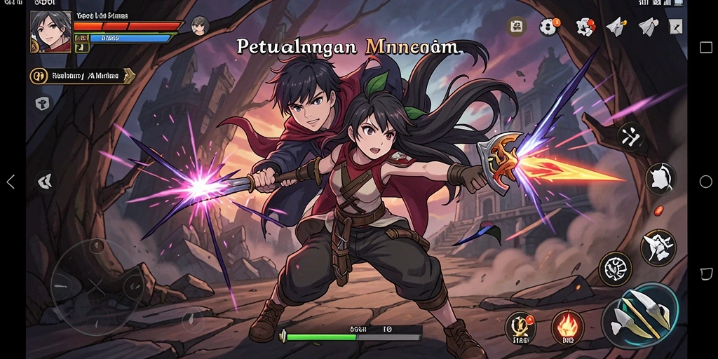 Tampilan gameplay yang menarik dan dinamis dari 666I.