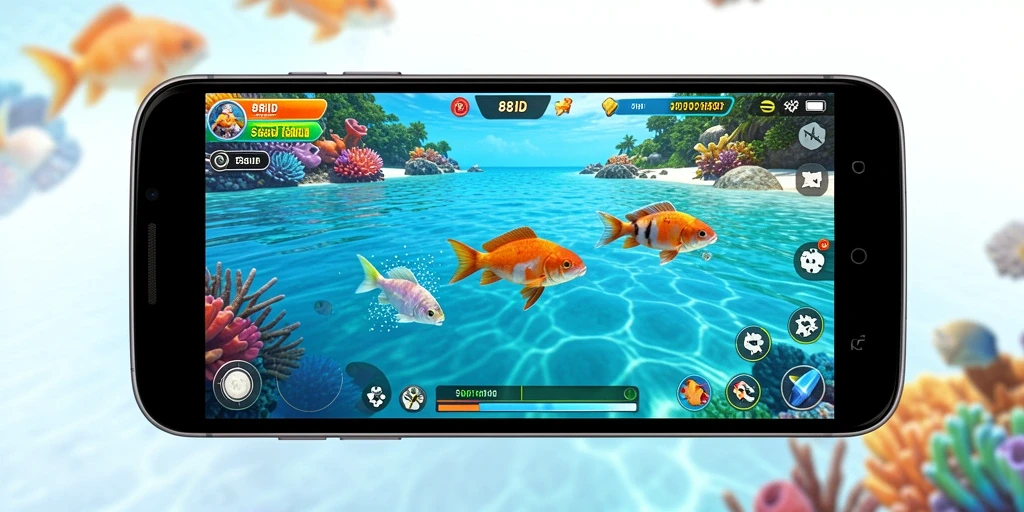 Screenshot gameplay 88ID menampilkan aksi seru menembak ikan.