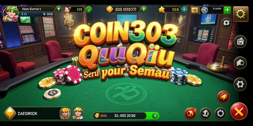 Screenshot dari gameplay seru QiuQiu di COIN303.