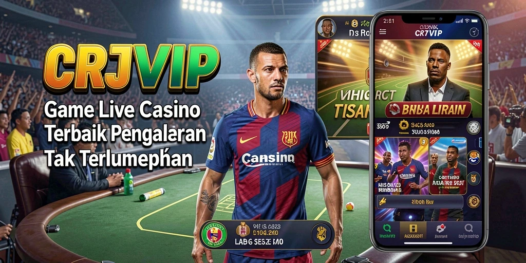 Screenshot utama gameplay CR7VIP menampilkan dealer langsung dengan suasana kasino yang otentik.