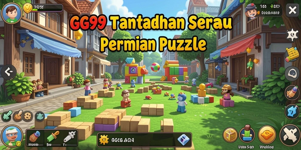 Tampilan gameplay GG99 menunjukkan tantangan menantang dalam permainan Puzzle.