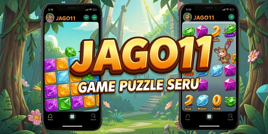 Tampilan gameplay JAGO11 dengan berbagai puzzle menantang.