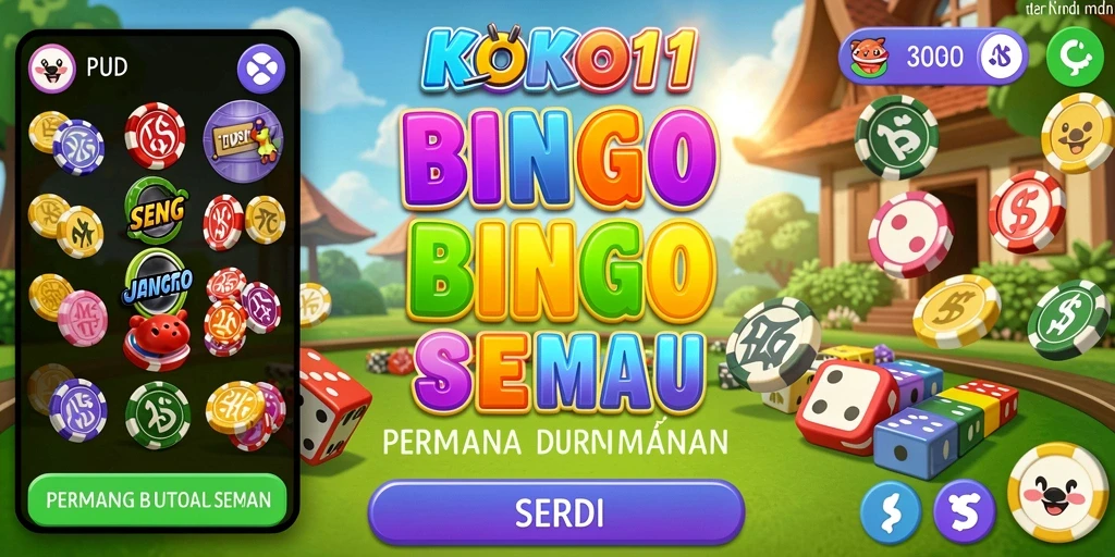Screenshot KOKO11 menampilkan gameplay Bingo yang menarik dan interaktif.
