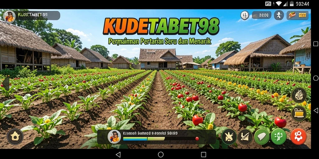 Tampilan gameplay KUDETABET98 yang menarik saat bertani.