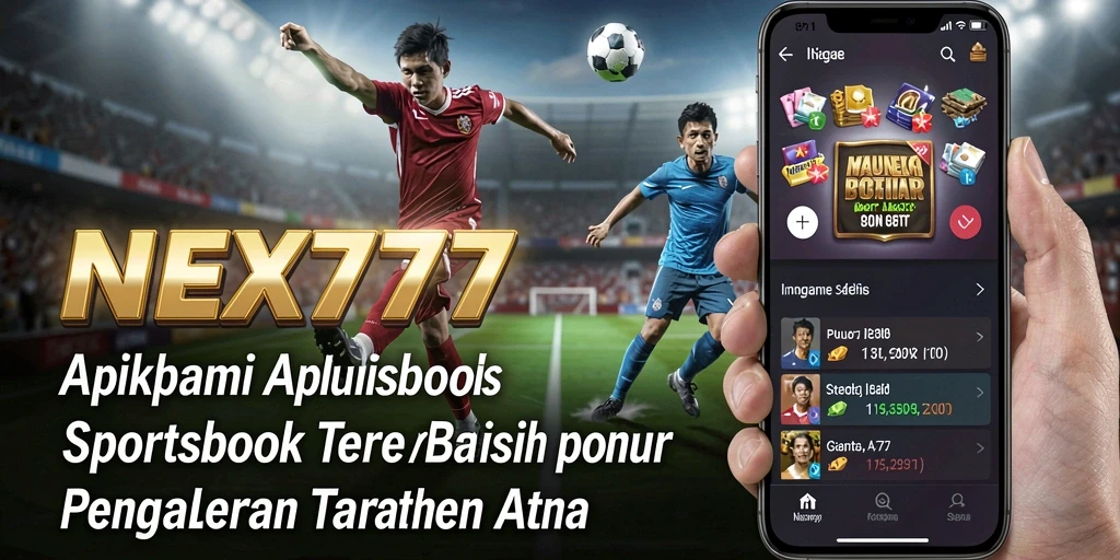 Screenshot NEX777 menampilkan fitur taruhan olahraga yang menarik.