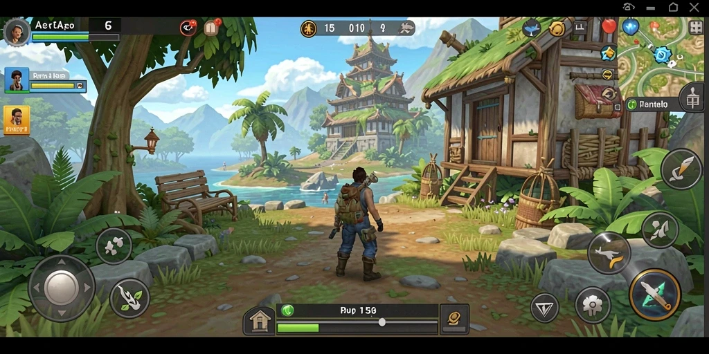 Tampilan gameplay yang menakjubkan di dunia terbuka PP7.