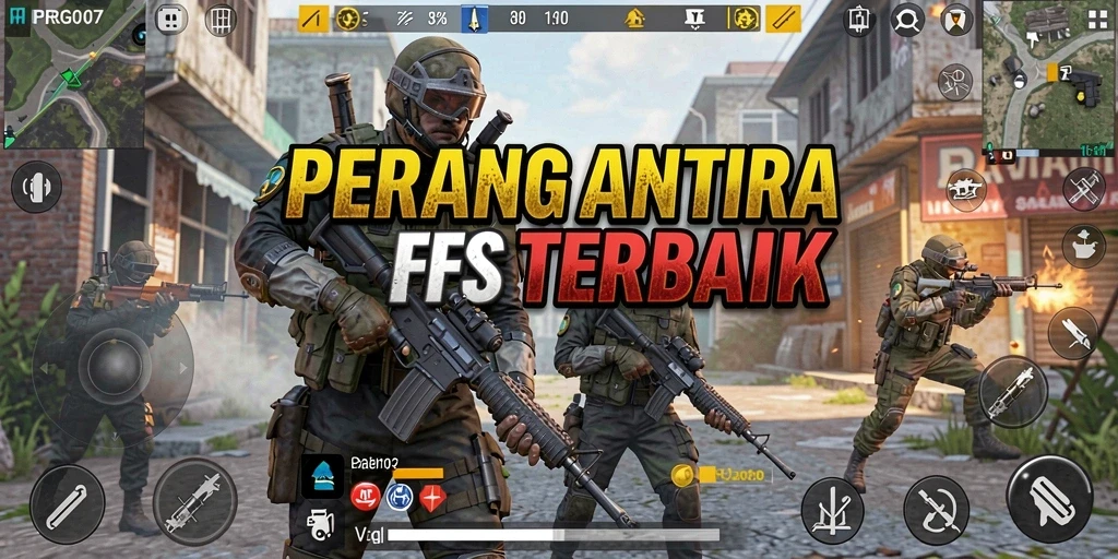 Tampilan menarik gameplay PRG007 dengan aksi tembak-menembak seru.