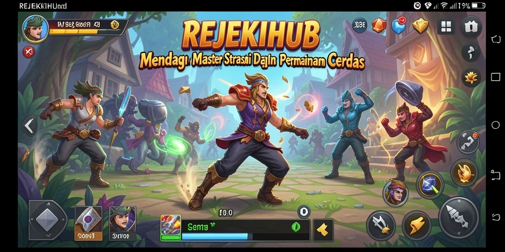 Tampilan gameplay seru dari REJEKIHUB yang menantang.