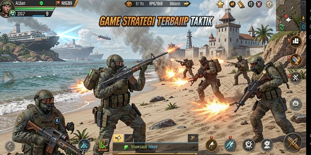 Tampilan gameplay RP6789 yang menegangkan dan strategis.