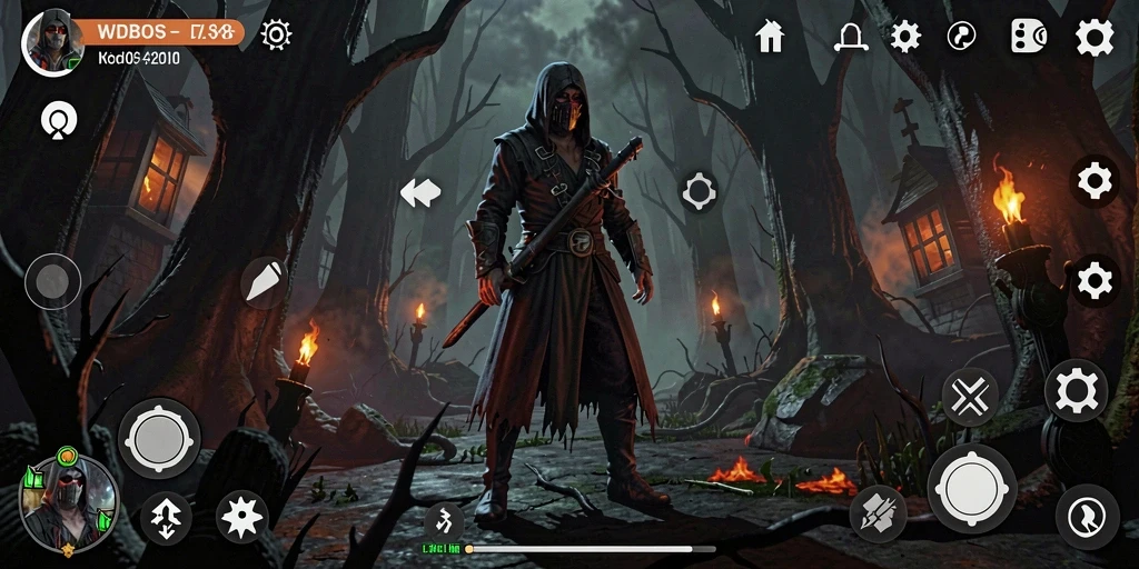 Gameplay menakutkan dalam WDBOS ditampilkan dengan grafis yang mencekam.